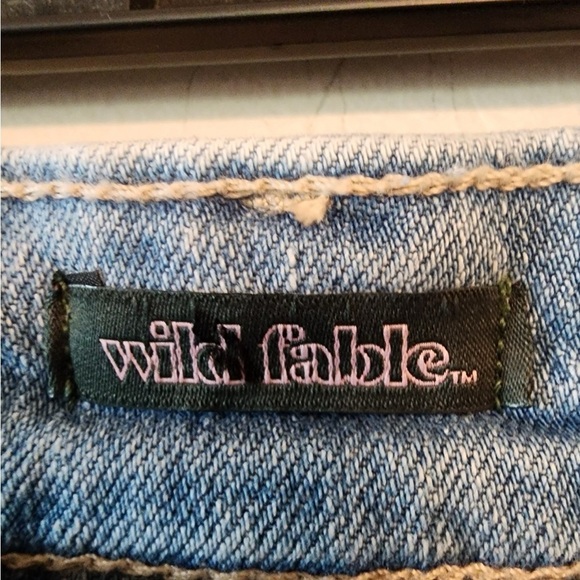 Wild fable high rise midi Denim Jean shorts size 17 - Picture 4 of 6